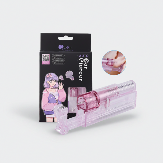 Jellyfish® Home Use Ear Piercer Disposable Sterile Safety Piercer Comfort Personal Ease of Use piercer kit