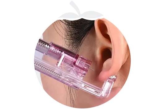 Jellyfish® Home Use Ear Piercer Disposable Sterile Safety Piercer Comfort Personal Ease of Use piercer kit