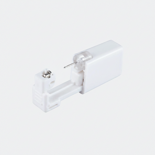 M Series Ear Piercer with Hat Backs Disposable Sterile Safety Hygiene Ease of Use Personal Hat Piercing