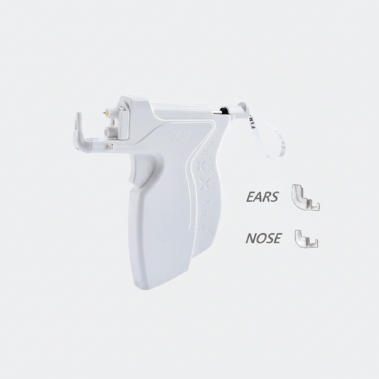 DoubleFlash® Piercing Gun Automatic Sterile Safety Hygiene Ease of Use Personal Gentle