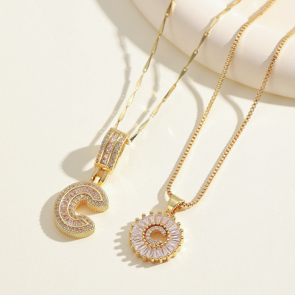 letters necklace