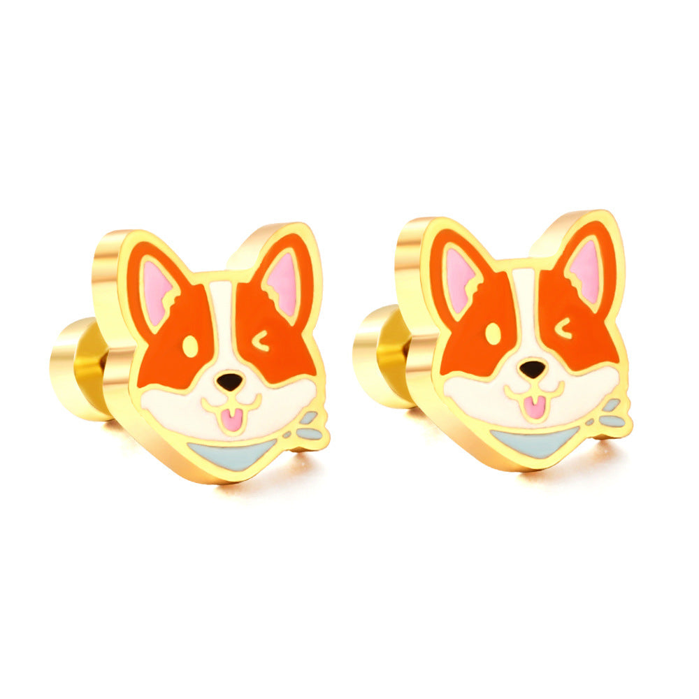 Cartoon Stud Earring