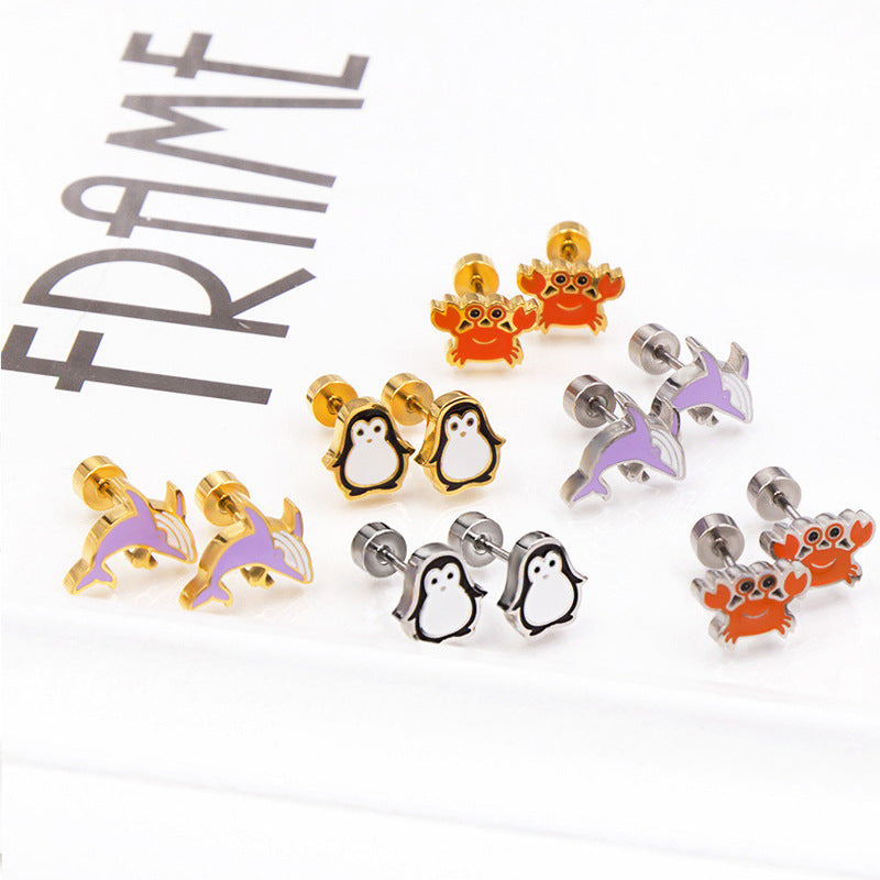 Cartoon Stud Earring