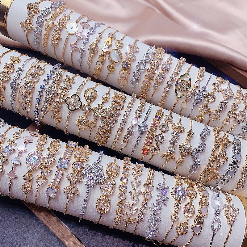 colorful zircon bracelet