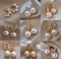 pearl studs earrings