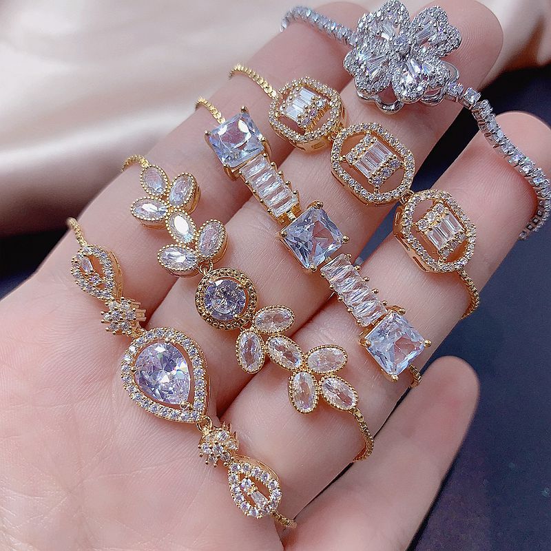 colorful zircon bracelet