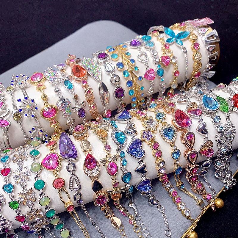 colorful zircon bracelet
