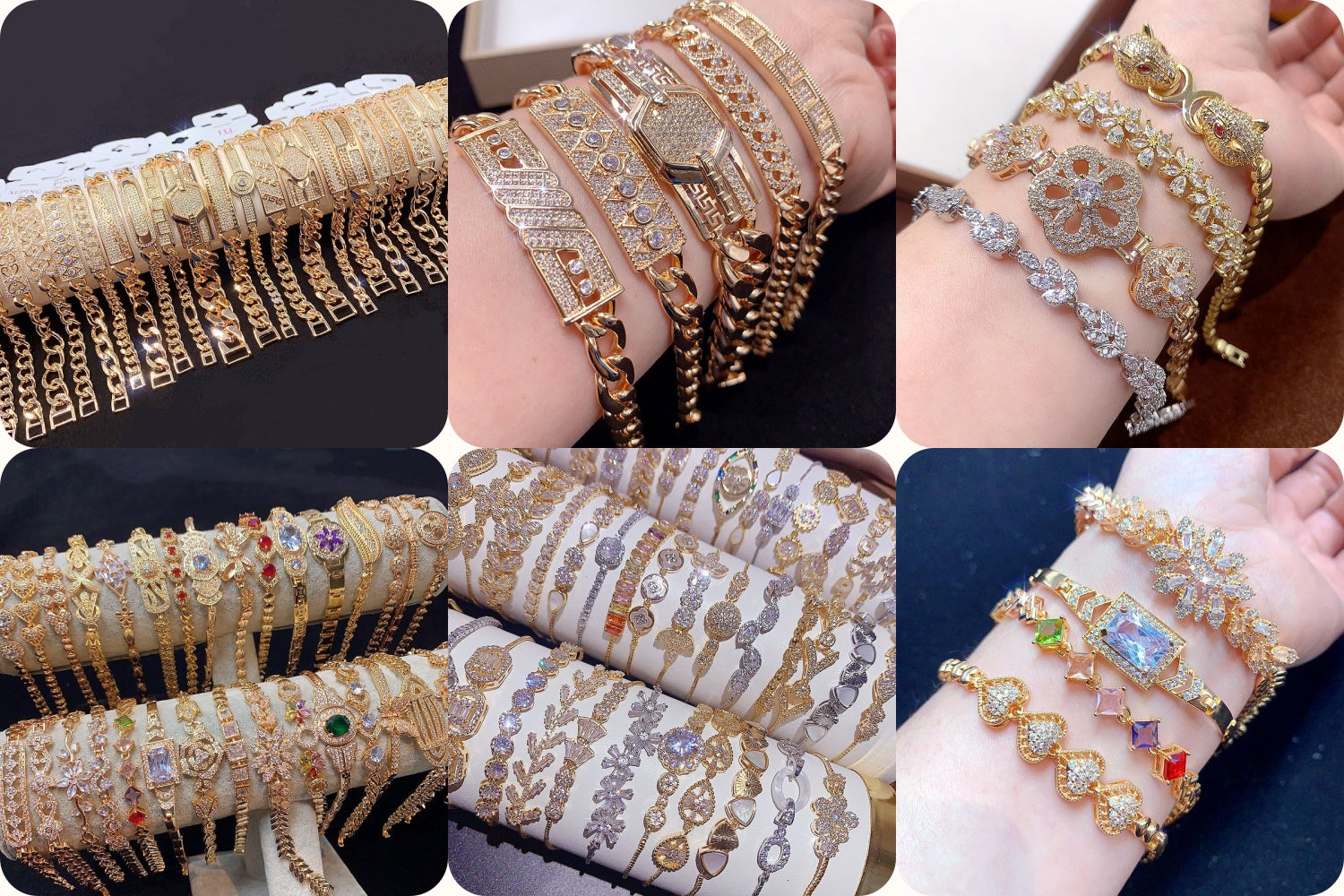 colorful zircon bracelet