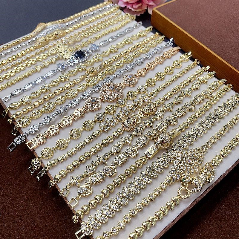colorful zircon bracelet