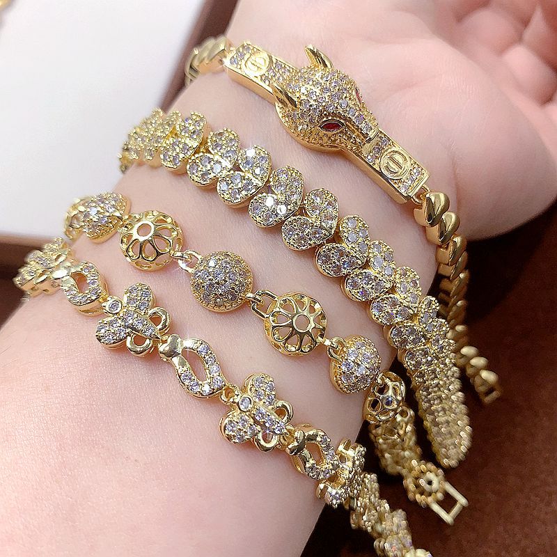 colorful zircon bracelet