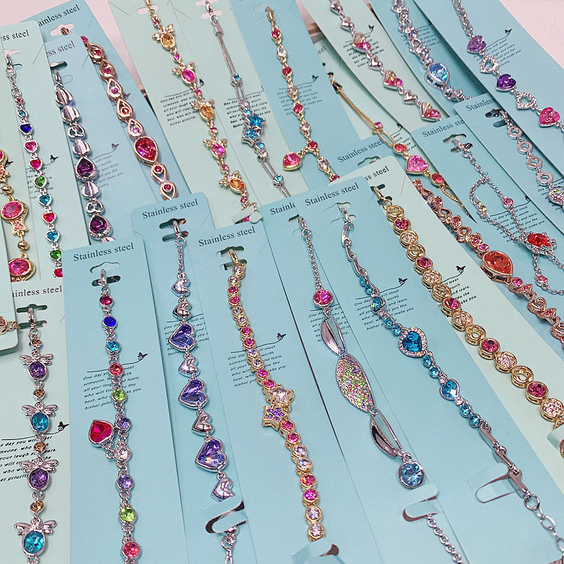 colorful zircon bracelet