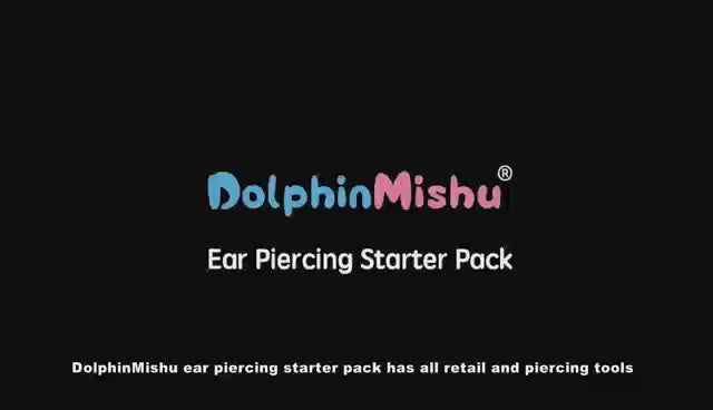 DolphinMishu® Ear Piercing Gun Hand pressured equipment-Professional and Safe Hygiene Ease of Use