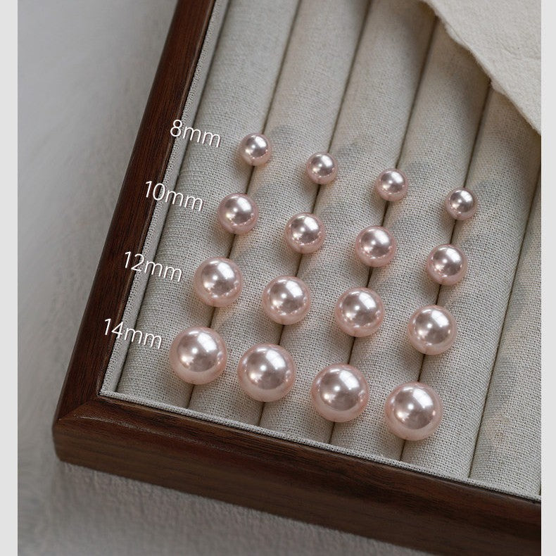 Pearl studs earrings